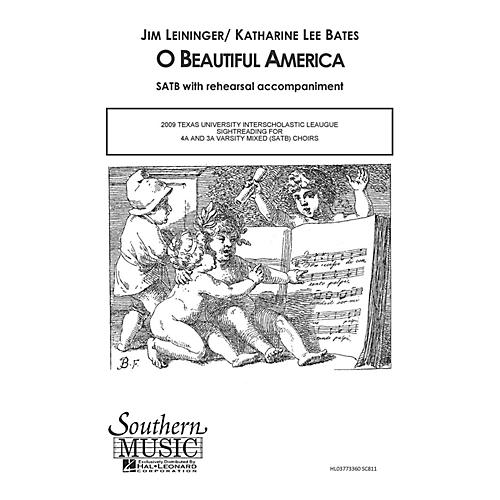 Hal Leonard O Beautiful America (Choral Music/Octavo Secular Satb) SATB Composed by Leininger, Jim