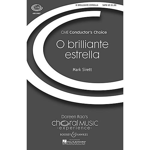 Boosey and Hawkes O Brillante Estrella (CME Conductor's Choice) SATB composed by Mark Sirett