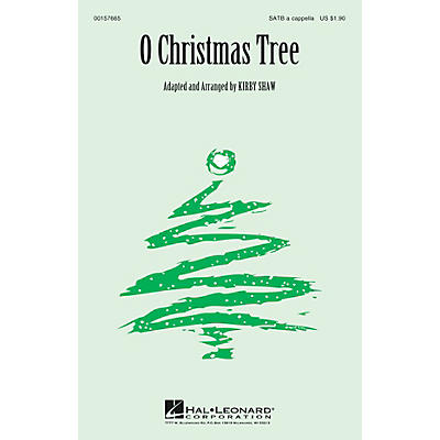 Hal Leonard O Christmas Tree SATB a cappella arranged by Kirby Shaw