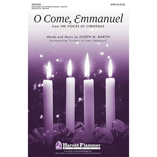 Shawnee Press O Come, Emmanuel (From The Voices of Christmas) Studiotrax CD Composed by Joseph M. Martin