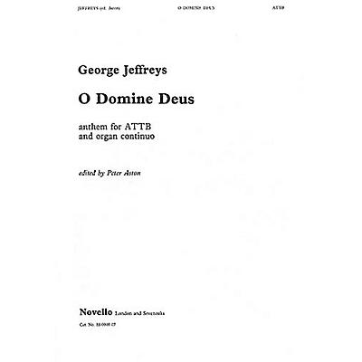 Novello O Domine Deus/O Deus Meus CHORAL SCORE Composed by George Jeffreys Edited by Peter Aston