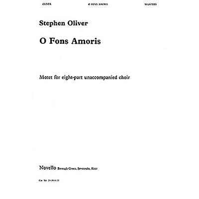 Novello O Fons Amoris SSAATTBB Composed by Stephen Oliver