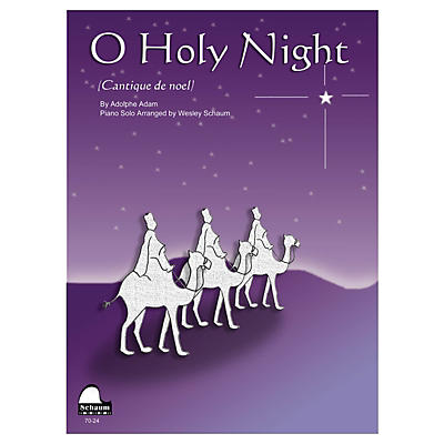 SCHAUM O Holy Night Educational Piano Series Softcover