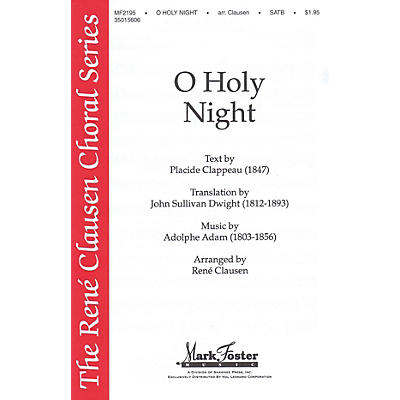 Shawnee Press O Holy Night (René Clausen Series) SATB arranged by René Clausen