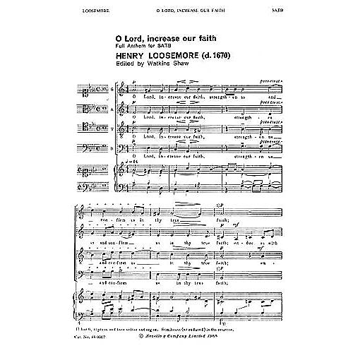 Novello O Lord, Increase Our Faith SATB
