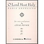 G. Schirmer O Lord Most Holy (Panis Angelicus) In F (Low Voice) Vocal / Piano