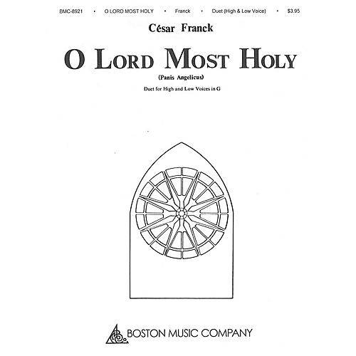 Boston Music O Lord Most Holy (Panis Angelicus) Music Sales America Series  by César Franck