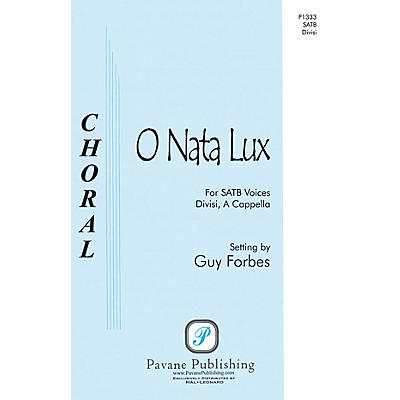PAVANE O Nata Lux SSAATTBB A Cappella composed by Guy Forbes