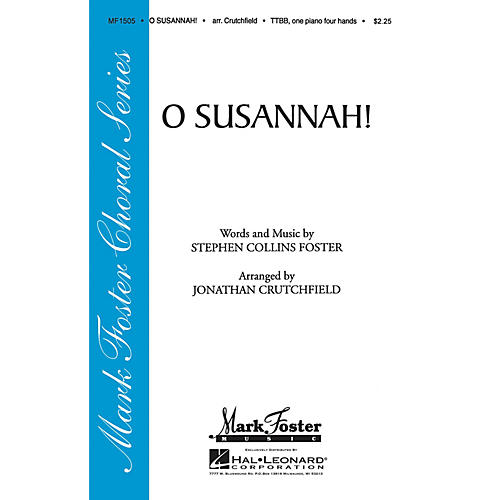 Shawnee Press O Susannah! TTBB arranged by Jonathan Crutchfield