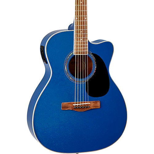 Mitchell O120CEWPM Auditorium Acoustic-Electric Guitar Condition 1 - Mint Twilight Blue Metallic