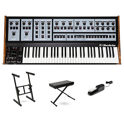 Oberheim OB-X8 8-Voice Polyphonic Analog Synthesizer Essentials Bundle