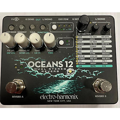 Electro-Harmonix OCEANS 12 REVERB Effect Pedal