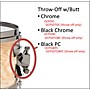 Orange County Drum & Percussion OCPSDTOBPC SNARE THROW OFF BLK PWD COAT