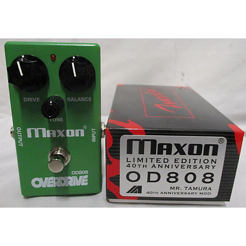 Maxon OD808 40TH ANNIVERSARY MR TAMURA MOD Effect Pedal | Musician's Friend