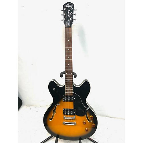 Oscar Schmidt OE30 Delta King Hollow Body Electric Guitar Tobacco