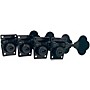 Leo Quan OGT Open Gear Large Post 4-In-Line Bass Tuning Machines Black