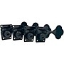 Leo Quan Badass OGT Open Gear Large Post 4-In-Line Bass Tuning Machines Black