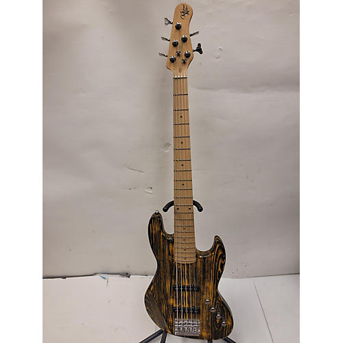 Michael Kelly OLMAN 5 Electric Bass Guitar Black and Yellow