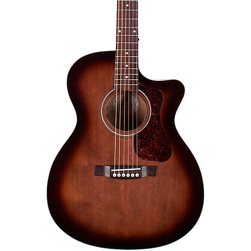 Guild OM-240CE Acoustic-Electric Guitar Charcoal Burst