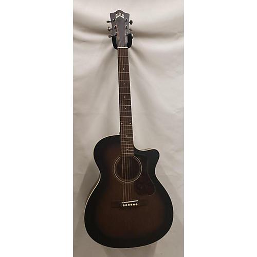 Guild OM-240CE Acoustic Electric Guitar Charcoal burst