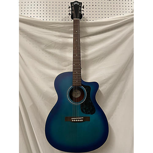 Guild OM-240CE Acoustic Electric Guitar Blue Burst
