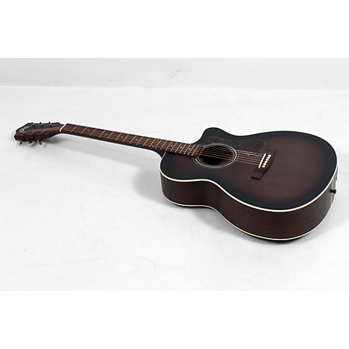 Guild OM-240CE Orchestra Acoustic-Electric Guitar Condition 3 - Scratch and Dent Charcoal Burst 197881152949