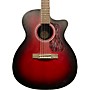 Used Guild OM-240ce Acoustic Electric Guitar oxblood red