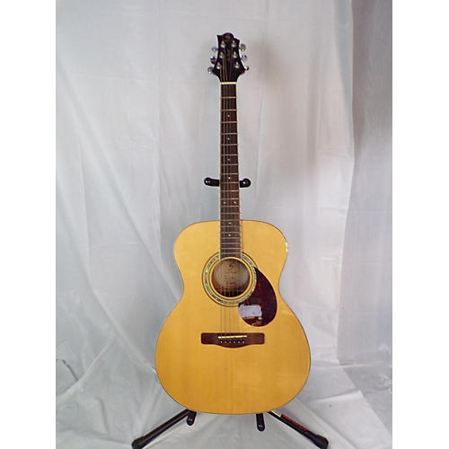 ブラウン アコースティックギター カッタウェイOM-15CE GREGBENETT OM-15CE グレッグベネットのカッタウェイスタイルの