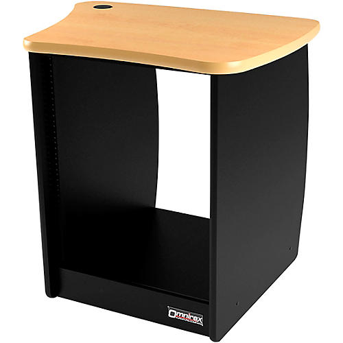 Omnirax OM13DL 13 RU Right Side Cabinet for OmniDesk Suite Maple
