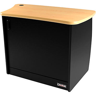 Omnirax OM13DL 13 RU Right Side Cabinet with Door for OmniDesk Suite