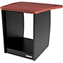 Omnirax OM13L 13-Rackspace Cabinet for Left Side of the OmniDesk - Mahogany