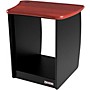 Omnirax OM13R 13-Space Rack Cabinet for the Right Side of the OmniDesk - Mahogany