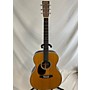 Used Martin OM28E Retro Left Handed Acoustic Electric Guitar Natural