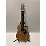 Used Martin OMCGTE Cherry Acoustic Electric Guitar Natural