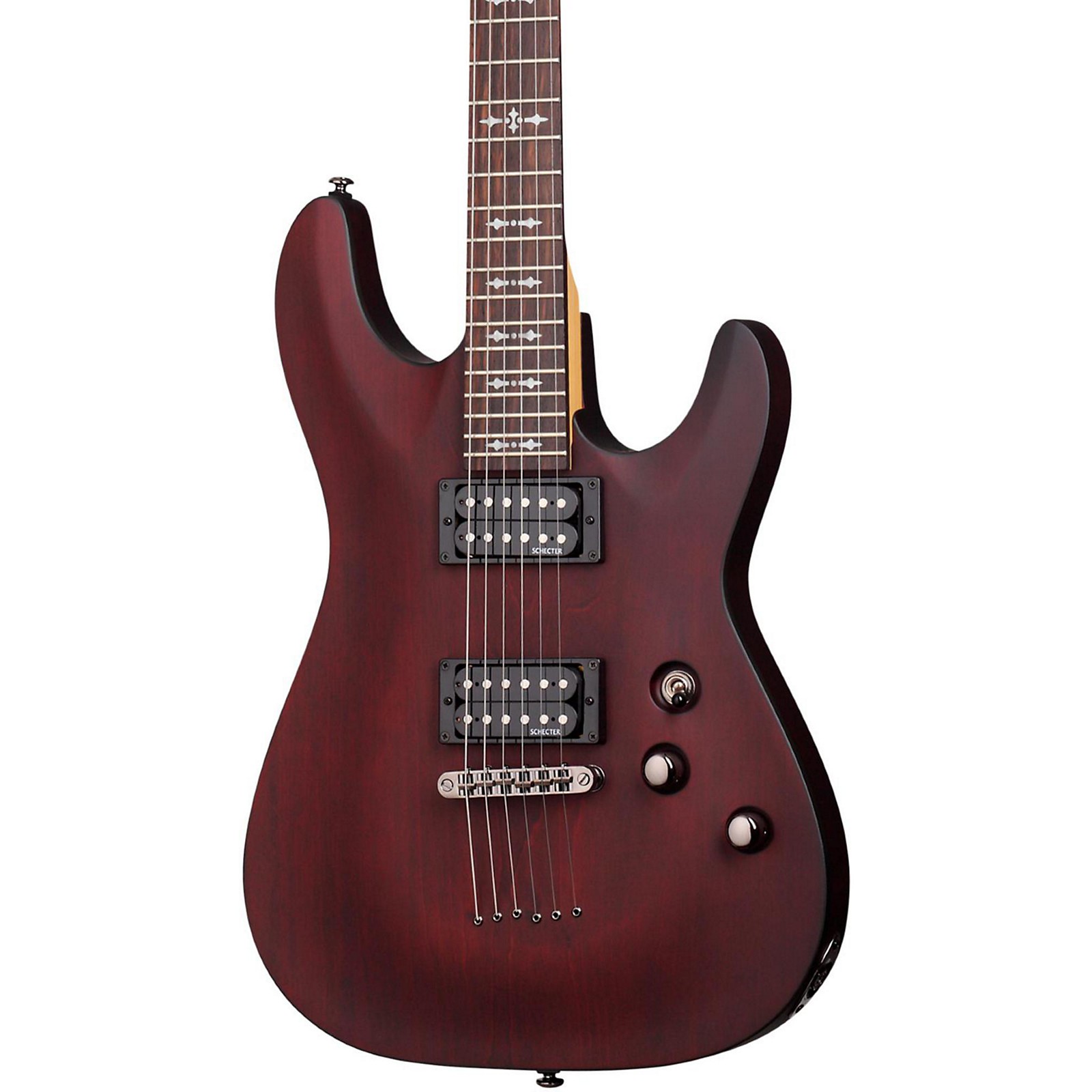 Schecter Guitar Research OMEN6 Electric Guitar Satin Walnut Musician