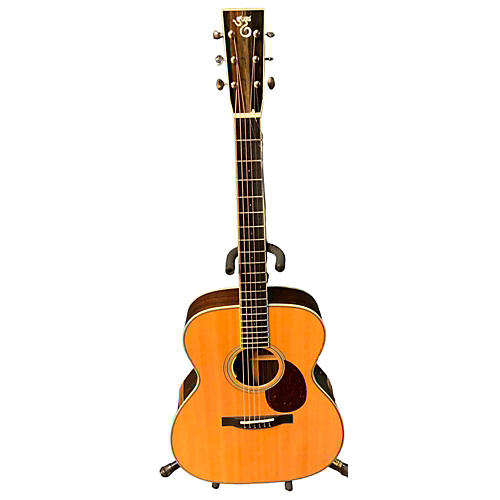 Santa Cruz OMG Grand Acoustic Electric Guitar Natural
