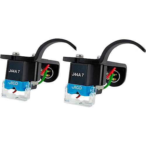 JICO OMNIA J44A-7 DJ Improved SD Mounted on Black JICO Headshell (2-Pack)