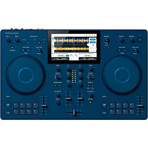 AlphaTheta OMNIS-DUO Wireless Portable All-in-One DJ System Condition 1 - Mint  Blue