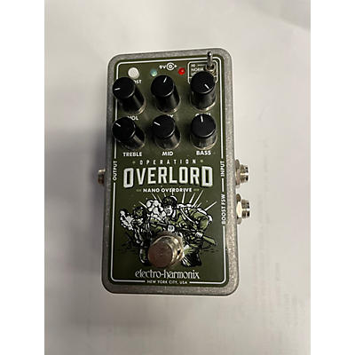 Electro-Harmonix OPERATION OVERLORD NANO OVERDRIVE Effect Pedal