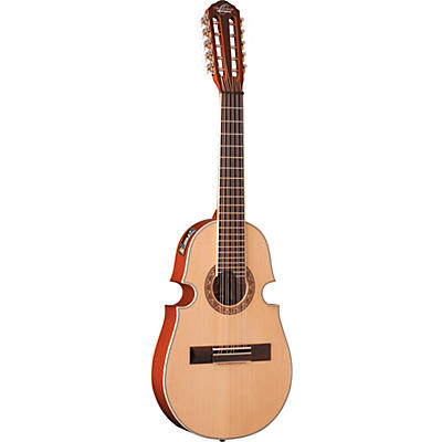 Oscar Schmidt OQ40SE-O Acoustic Electric Cuatro 10 String Guitar