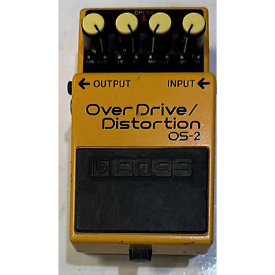 BOSS OS2 Overdrive Distortion Effect Pedal