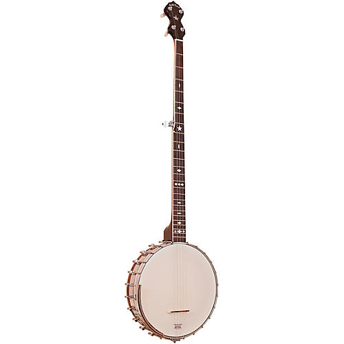 Gold Tone OT-800LN Left-Handed Old Time Long Neck Banjo with Case Condition 2 - Blemished Vintage Brown 197881194017