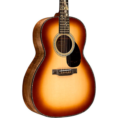 Martin O'ahu K-42 Hibiscus Acoustic Guitar - Dark Toast Burst