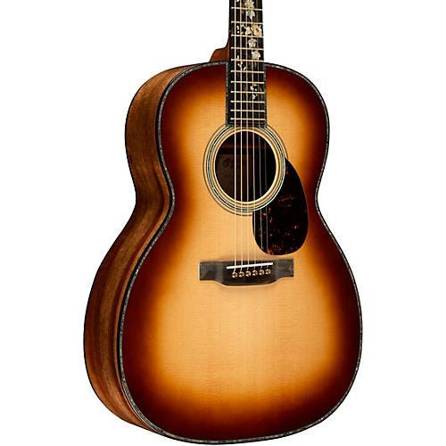 Martin O'ahu K-42 Hibiscus Acoustic Guitar - Dark Toast Burst