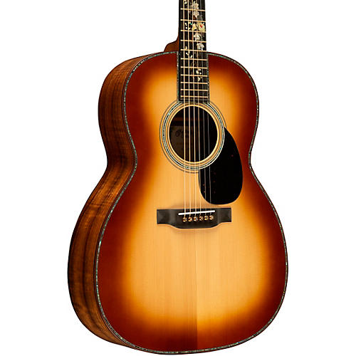 Martin O'ahu K-42 Hibiscus Acoustic Guitar - Dark Toast Burst