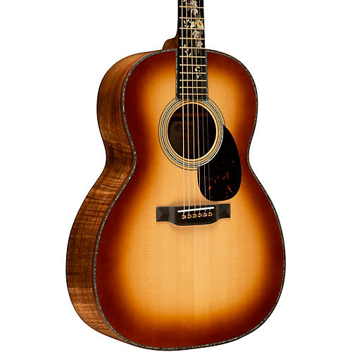 Martin O'ahu K-42 Hibiscus Acoustic Guitar - Dark Toast Burst