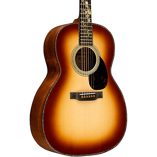 Martin O'ahu K-42 Hibiscus Acoustic Guitar - Dark Toast Burst