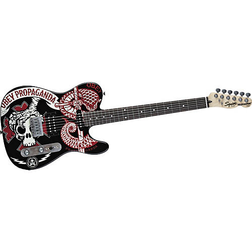 Squier Obey Graphic Telecaster HS Electric Guitar Propaganda