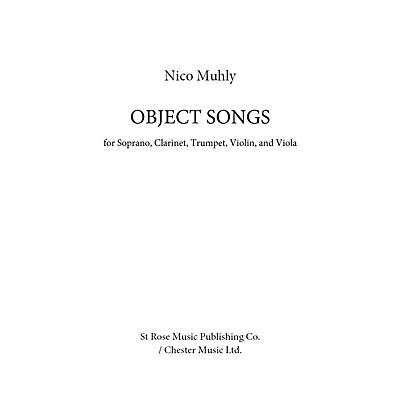St. Rose Music Publishing Co. Object Songs Music Sales America Series Softcover by Nico Muhly