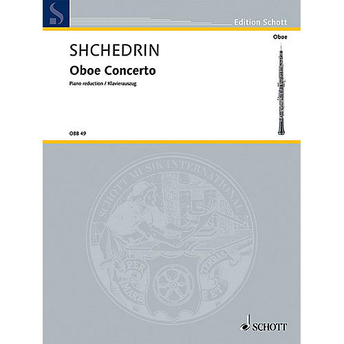 Schott Oboe Conc (Oboe and Piano Reduction) Woodwind Series